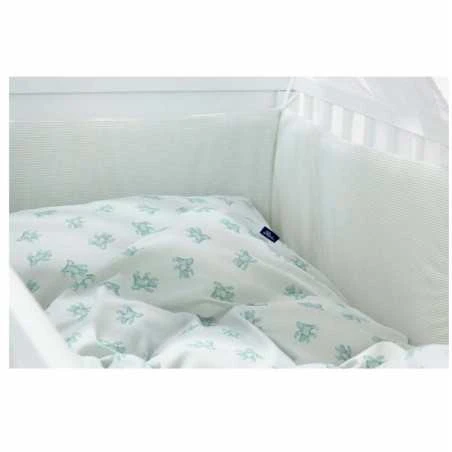 Alvi Reunapehmuste, Smoky Stripe Vihreä Bio 4 Alvi Reunapehmuste, Smoky Stripe Vihreä Bio - Image 2