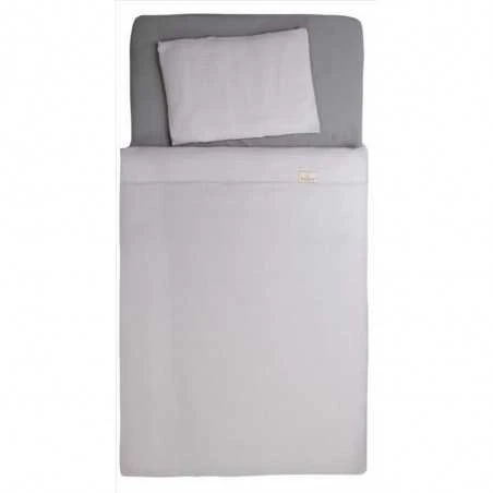 BabyMatex Muslin Pussilakanasetti, Vaaleanharmaa 3 BabyMatex Muslin Pussilakanasetti, Vaaleanharmaa