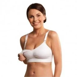 Carriwell Imetysliivit Topattu, M, Valkoinen