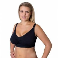 Carriwell Topattu GelWire Imetysliivi, XL, Musta