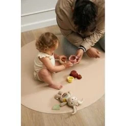 Filibabba - Pyöreä Lattiasuoja, Lämmin Harmaa -Baby Wallaby Shop filibabba pyoereae lattiasuoja laemmin harmaa 4