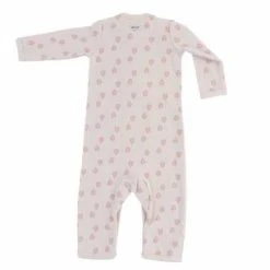 OUTLET - Lodger Jumpsuit Nomad Tan Rib Print, Rosa, 56cm -Baby Wallaby Shop outlet lodger jumpsuit nomad tan rib print rosa 56cm 1