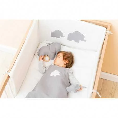 OUTLET - Nattou Unipussi, Tembo Harmaa Virkattu, 70cm 4 OUTLET - Nattou Unipussi, Tembo Harmaa Virkattu, 70cm - Image 2