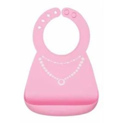 OUTLET - Nuby Silikoni Ruokalappu, Pinkki