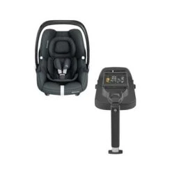 MAXICOSI PAKETTI Maxi-Cosi Cabriofix I-Size, Essential Graphite Turvakaukalo + Maxi-Cosi Cabriofix ISOFIX Jalusta