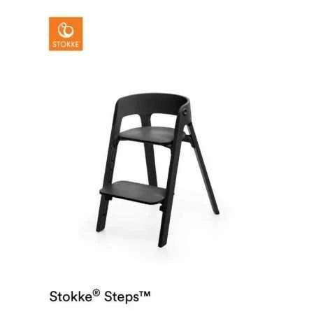 Paketti Stokke Steps Syöttötuoli, Black/Black + Newborn Set Grey 3 Paketti Stokke Steps Syöttötuoli, Black/Black + Newborn Set Grey