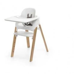Baby Wallaby Shop -Baby Wallaby Shop paketti stokke steps syottotuoli whitenatur baby set tarjotin white 1
