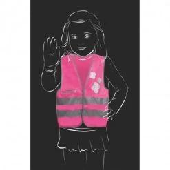 SafetyMaker Heijastinliivi 3-6v, Pinkki 7 SafetyMaker Heijastinliivi 3-6v, Pinkki -Baby Wallaby Shop safetymaker heijastinliivi 3 6v pinkki 2