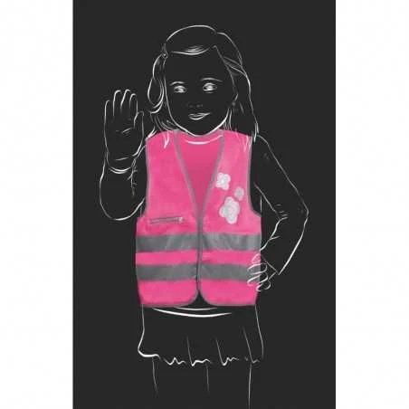 SafetyMaker Heijastinliivi 3-6v, Pinkki 5 SafetyMaker Heijastinliivi 3-6v, Pinkki - Image 3