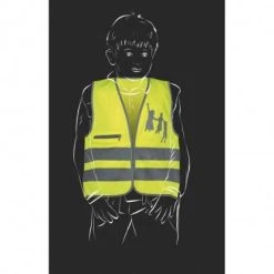 SafetyMaker Heijastinliivi 3-6v, Keltainen -Baby Wallaby Shop safetymaker heijastinliivi 3 keltainen 2