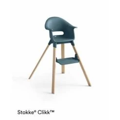 Stokke Clikk Syöttötuoli, Fjort Blue -Baby Wallaby Shop stokke clikk syoettoetuoli fjort blue 1