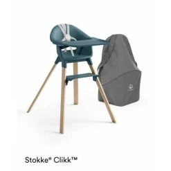 Stokke Clikk Syöttötuoli, Fjort Blue -Baby Wallaby Shop stokke clikk syoettoetuoli fjort blue 2