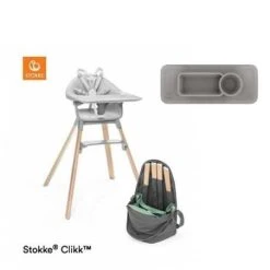 Stokke Clikk Syöttötuoli, Harmaa + Stokke Clikk Travel Bag + Stokke Clikk Ruokailualusta, Harmaa -Baby Wallaby Shop stokke clikk syoettoetuoli harmaa stokke clikk travel bag stokke clikk ruokailualusta harmaa 5