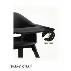 Stokke Clikk Syöttötuoli, Musta/Musta + Stokke Clikk Travel Bag + Stokke Clikk Ruokailualusta, Harmaa -Baby Wallaby Shop stokke clikk syoettoetuoli mustamusta stokke clikk travel bag stokke clikk ruokailualusta harmaa 5