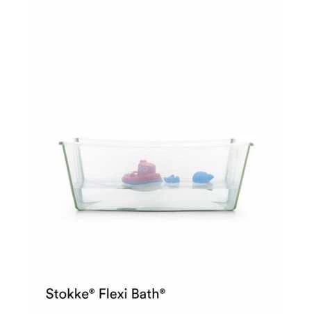 Stokke Flexi Bath Large, Transparent Green 5 Stokke Flexi Bath Large, Transparent Green - Image 3
