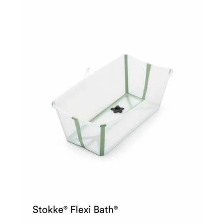Stokke Flexi Bath Large, Transparent Green 3 Stokke Flexi Bath Large, Transparent Green