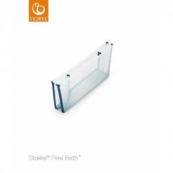 Stokke Flexi Bath, Taitettava Amme, Transparent/Blue (Kirkas/sininen) -Baby Wallaby Shop stokke flexi bath transparent blue 2