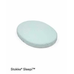Stokke Sleepi Mini Muotoonommeltu Lakana V3 - Dots Sage