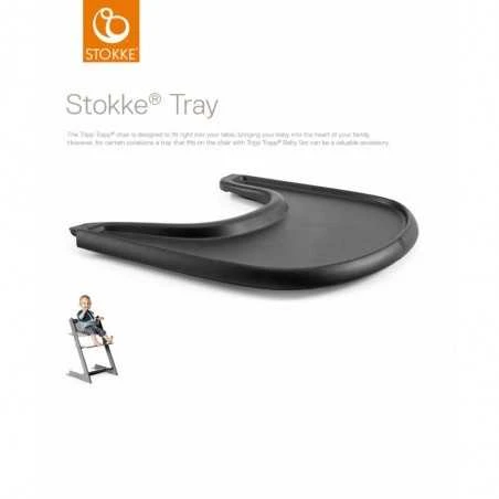 Stokke Tray Tarjotin, Black 3 Stokke Tray Tarjotin, Black