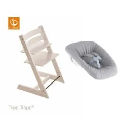Stokke Tripp Trapp Syöttötuoli, Whitewash + Stokke Tripp Trapp Newborn Set, Grey -Baby Wallaby Shop stokke tripp trapp syoettoetuoli whitewash stokke tripp trapp newborn set grey 2